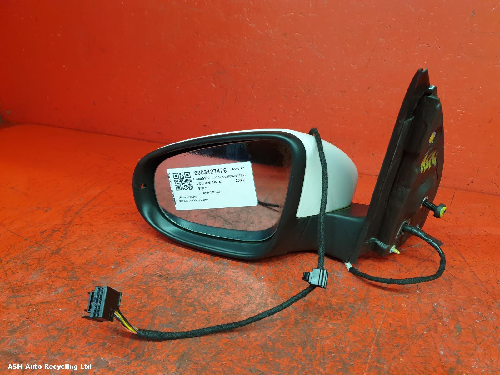 View Auto part L Door Mirror Volkswagen Golf 2009