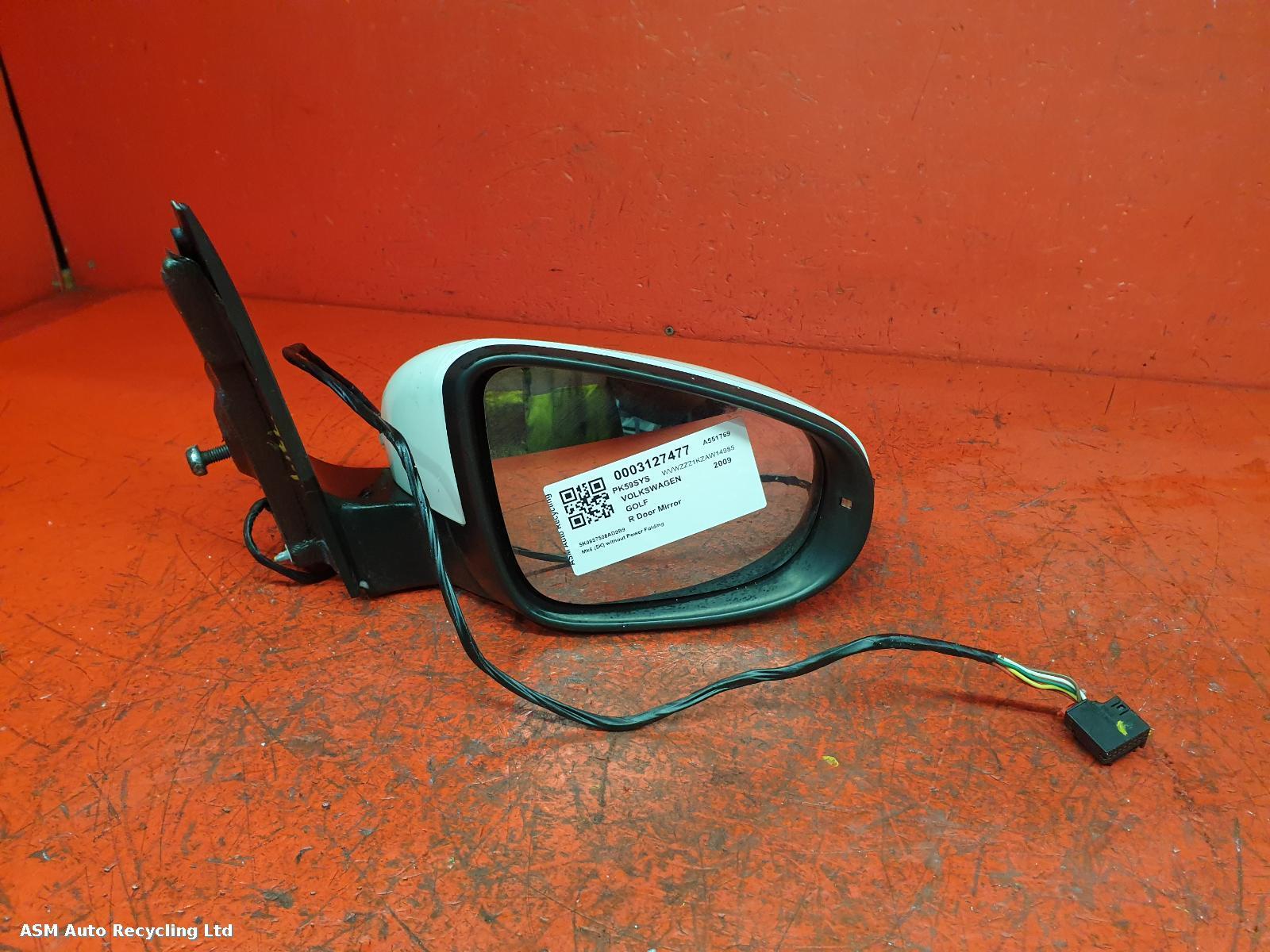 View Auto part R Door Mirror Volkswagen Golf 2009