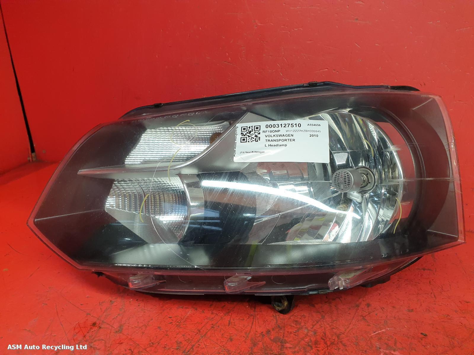 View Auto part L Headlamp Volkswagen Transporter 2010