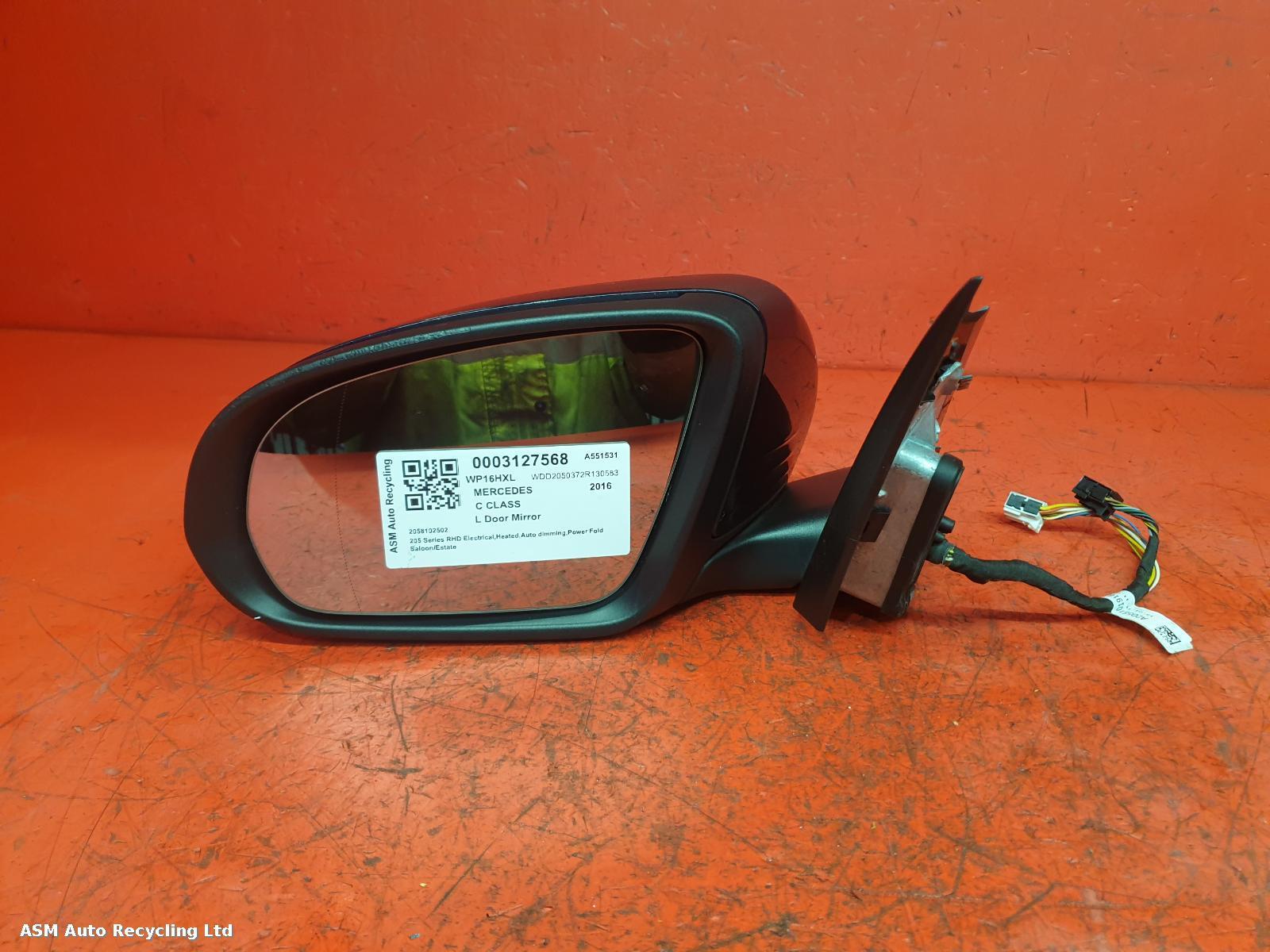 View Auto part L Door Mirror Mercedes C Class 2016