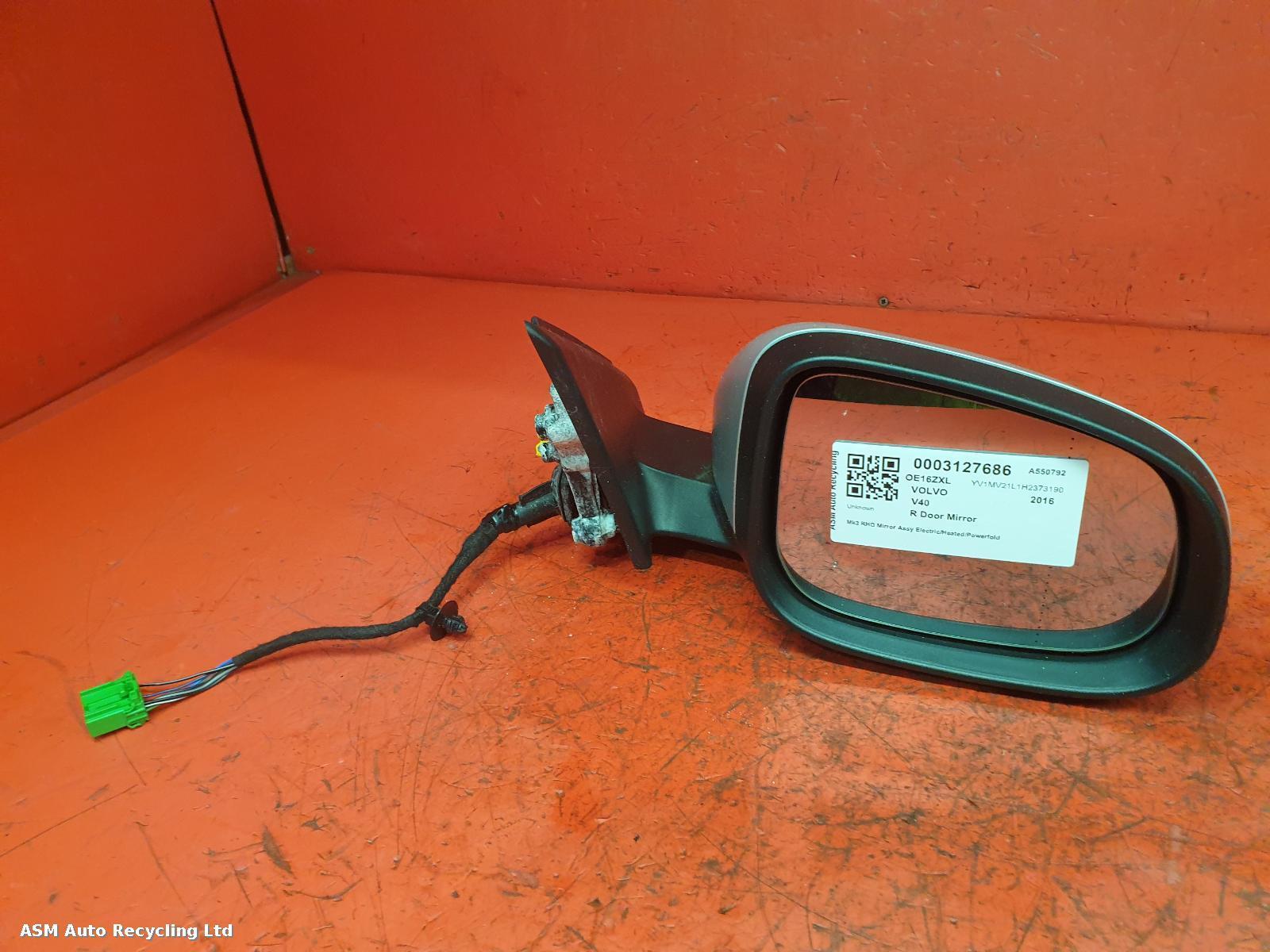 View Auto part R Door Mirror Volvo V40 2016