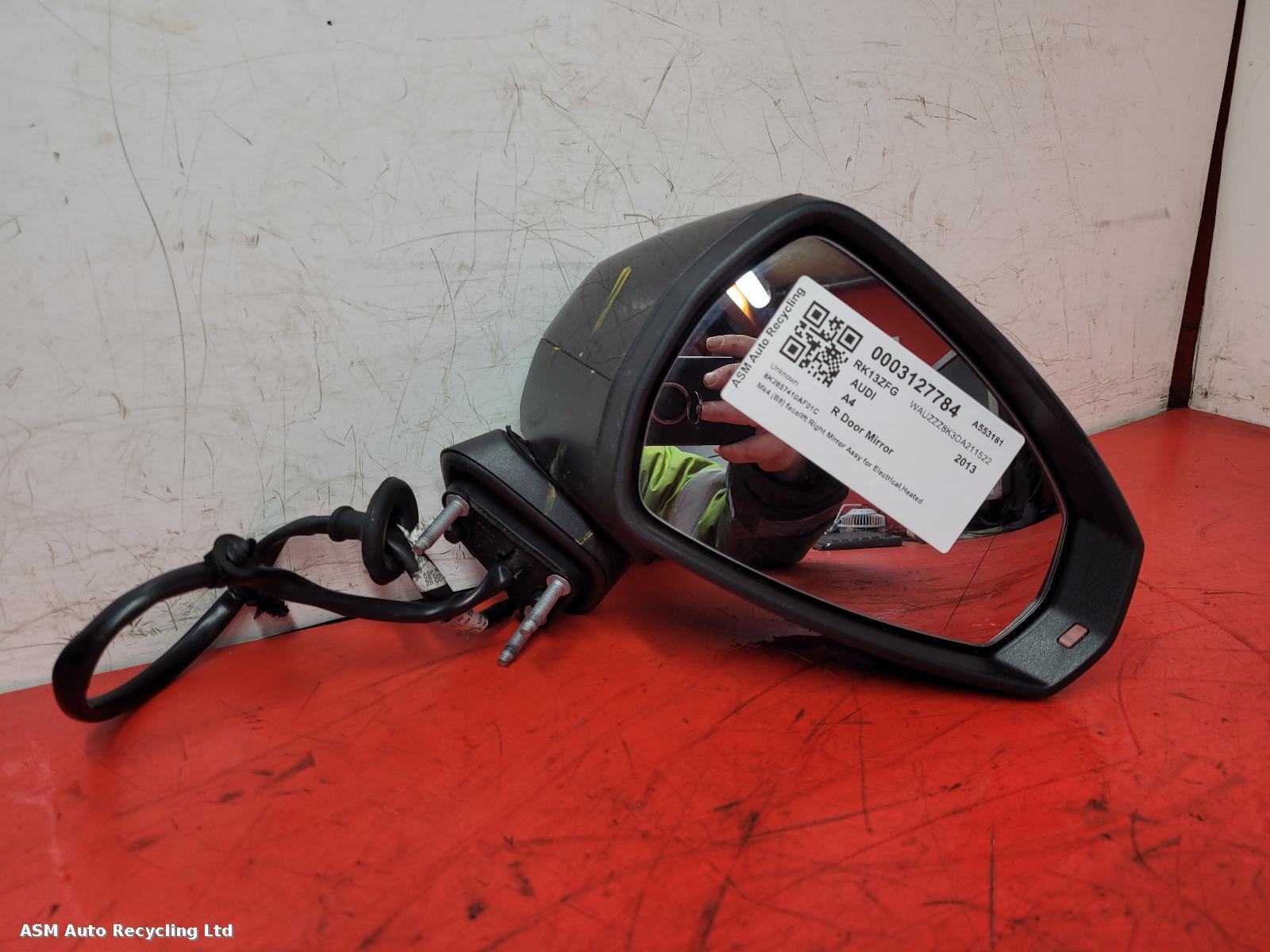 View Auto part R Door Mirror Audi A3 2016