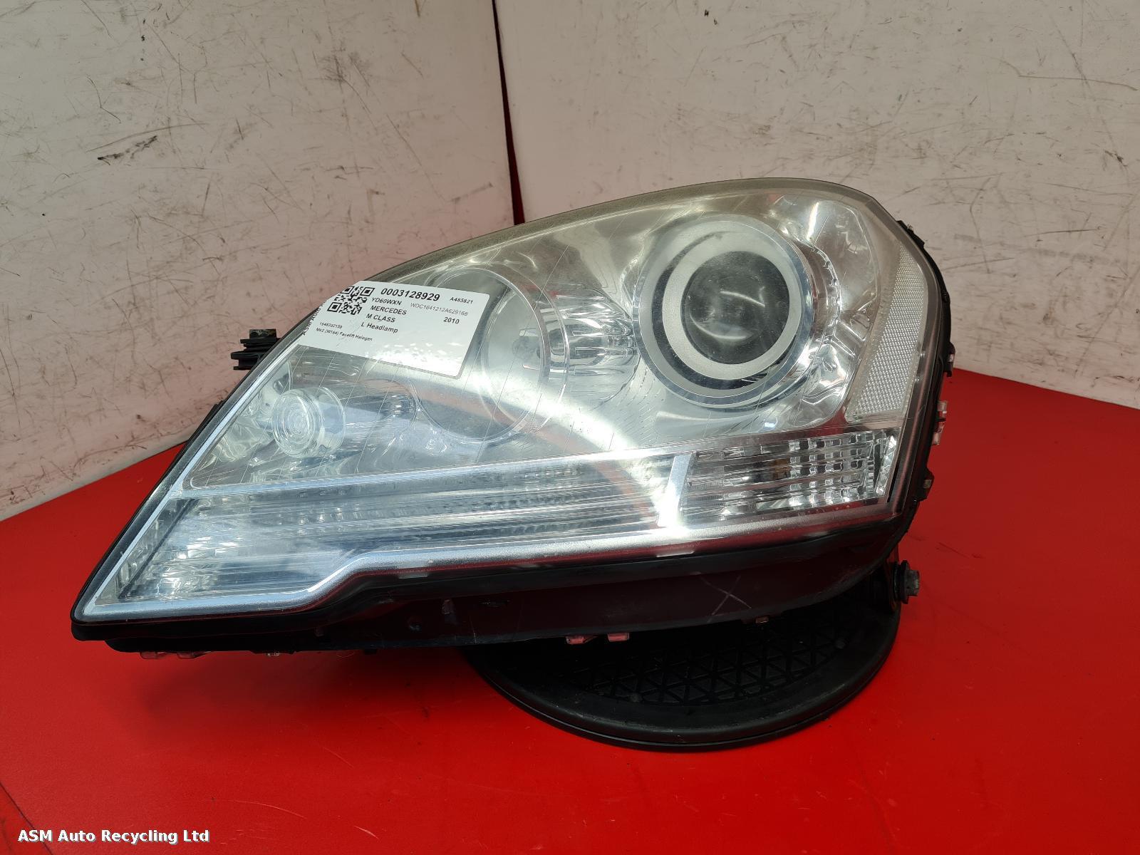 View Auto part L Headlamp Mercedes M Class 2010