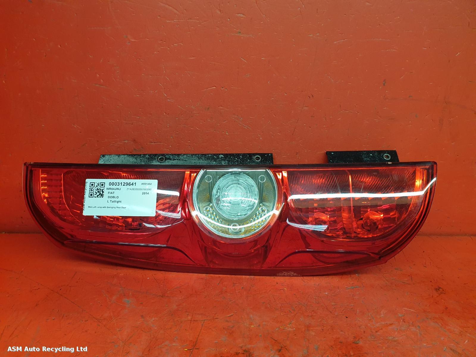 View Auto part L Taillight Fiat Doblo 2014