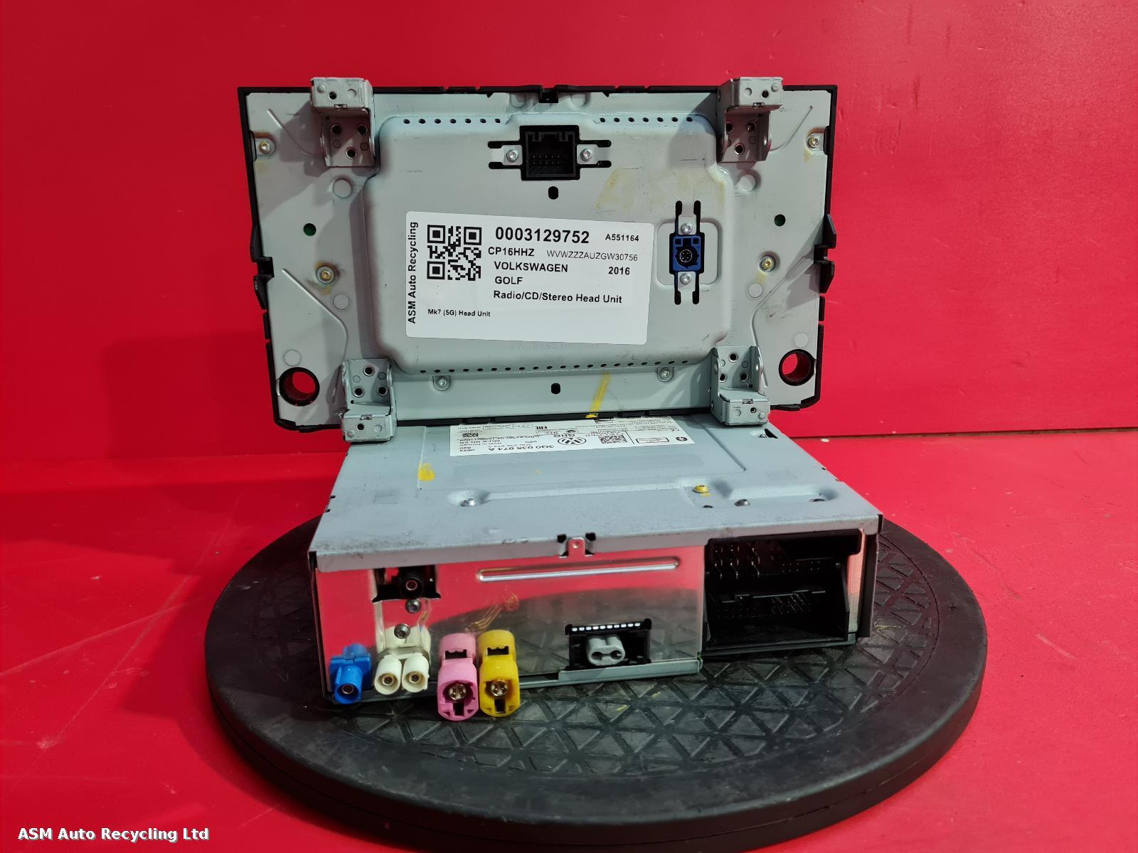View Auto part A/V Equipment Volkswagen Golf 2016