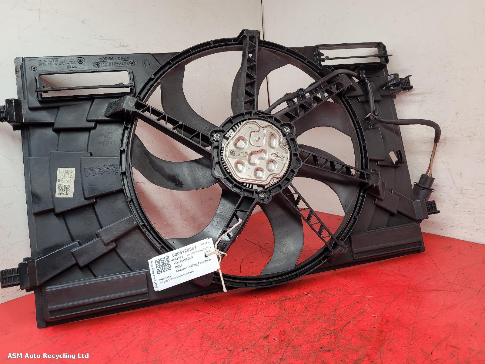 View Auto part Engine Cooling Motor Volkswagen Golf 2018