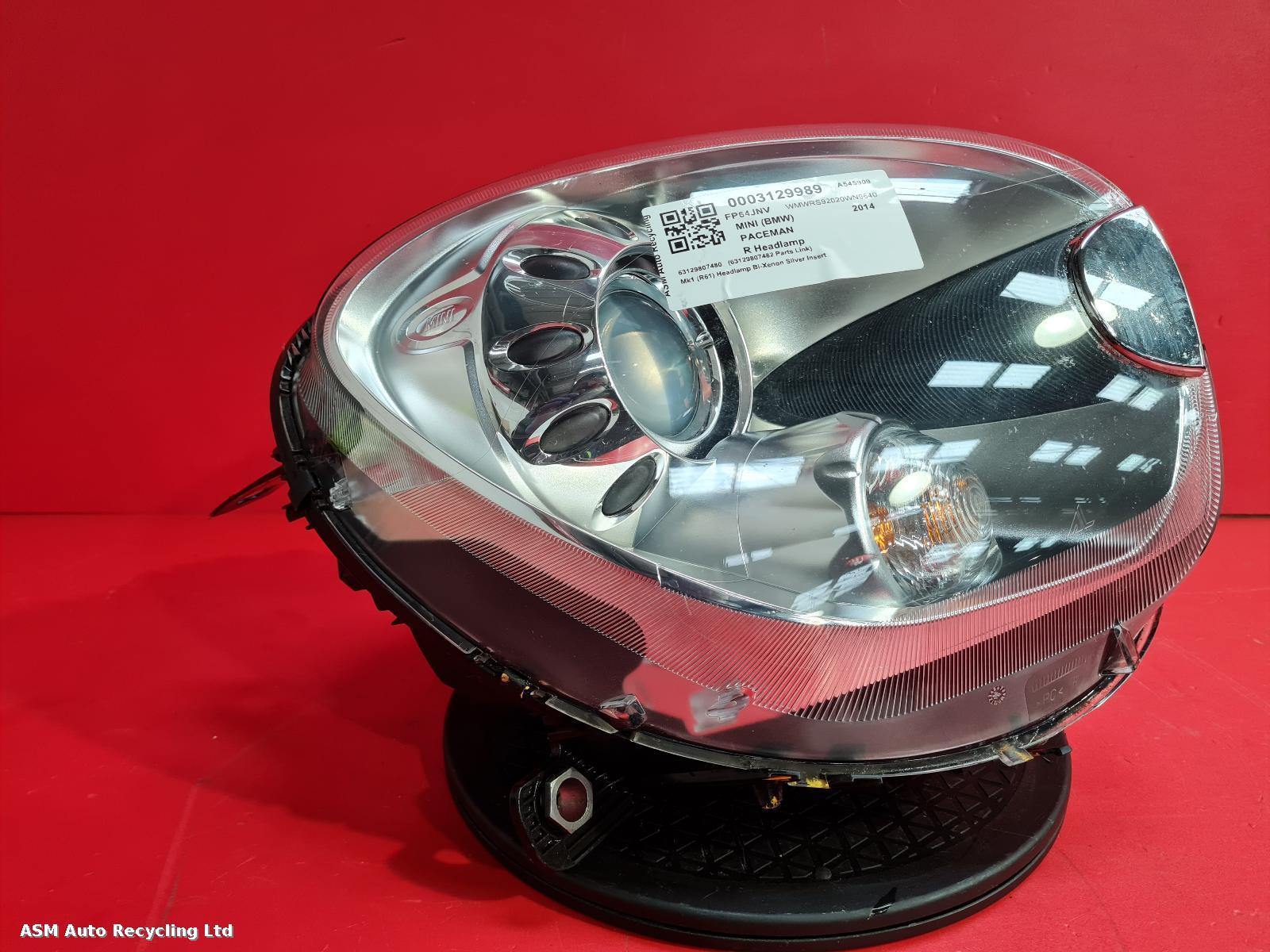 View Auto part R Headlamp Mini (bmw) Paceman 2014