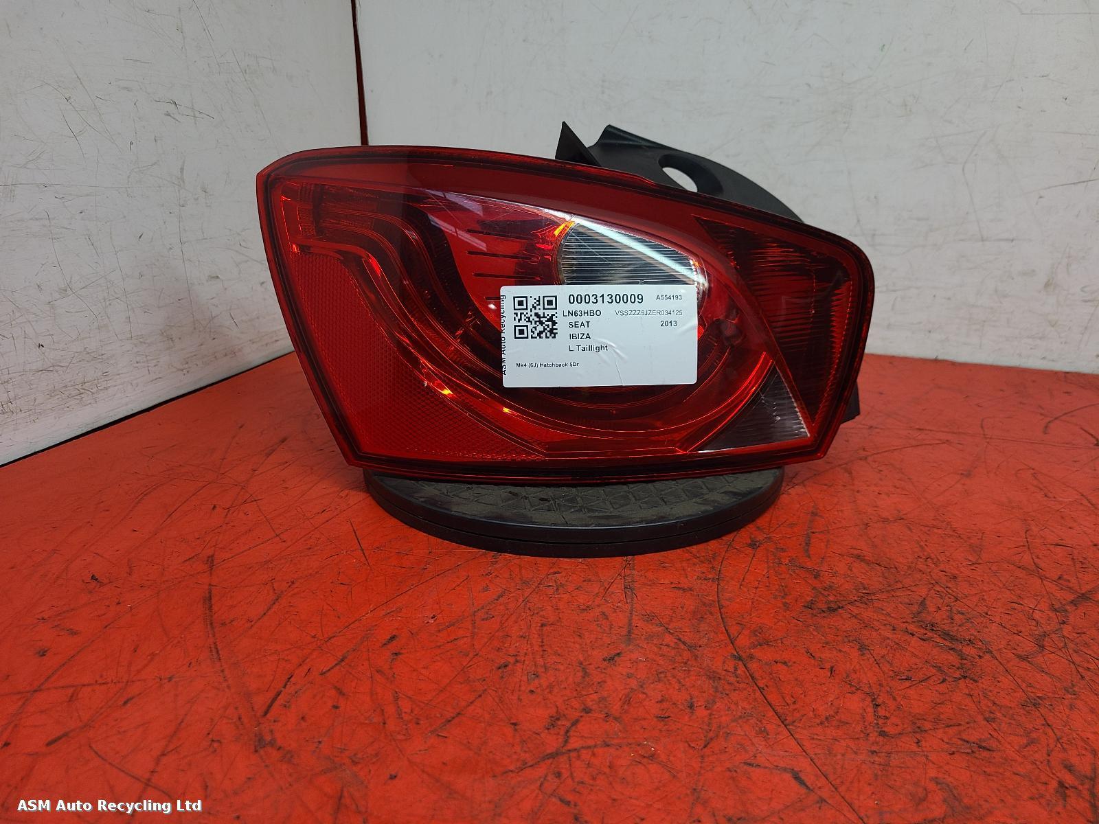 View Auto part L Taillight Seat Ibiza 2013