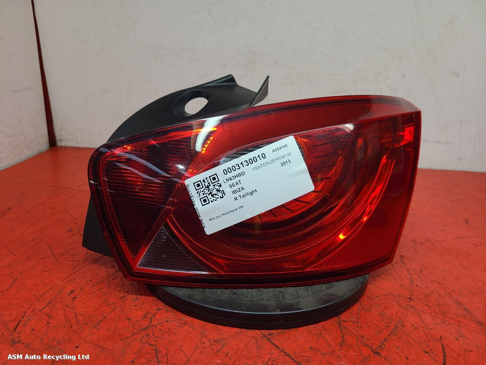 View Auto part R Taillight Seat Ibiza 2013