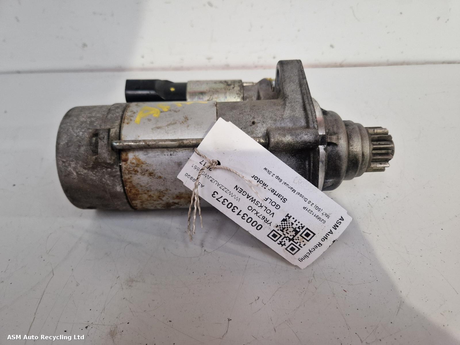 View Auto part Starter Motor Volkswagen Golf 2017