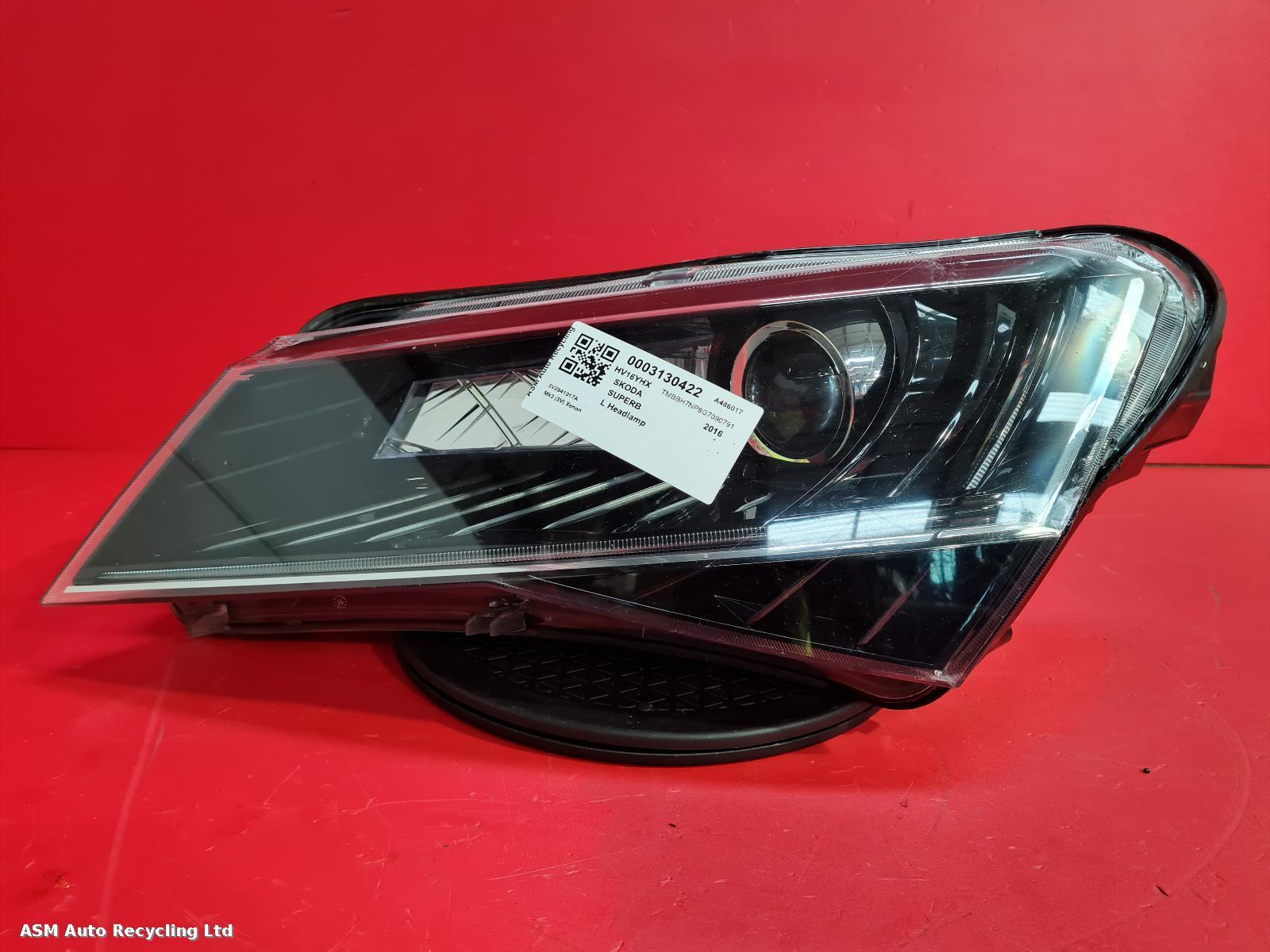 View Auto part L Headlamp Skoda Superb 2016