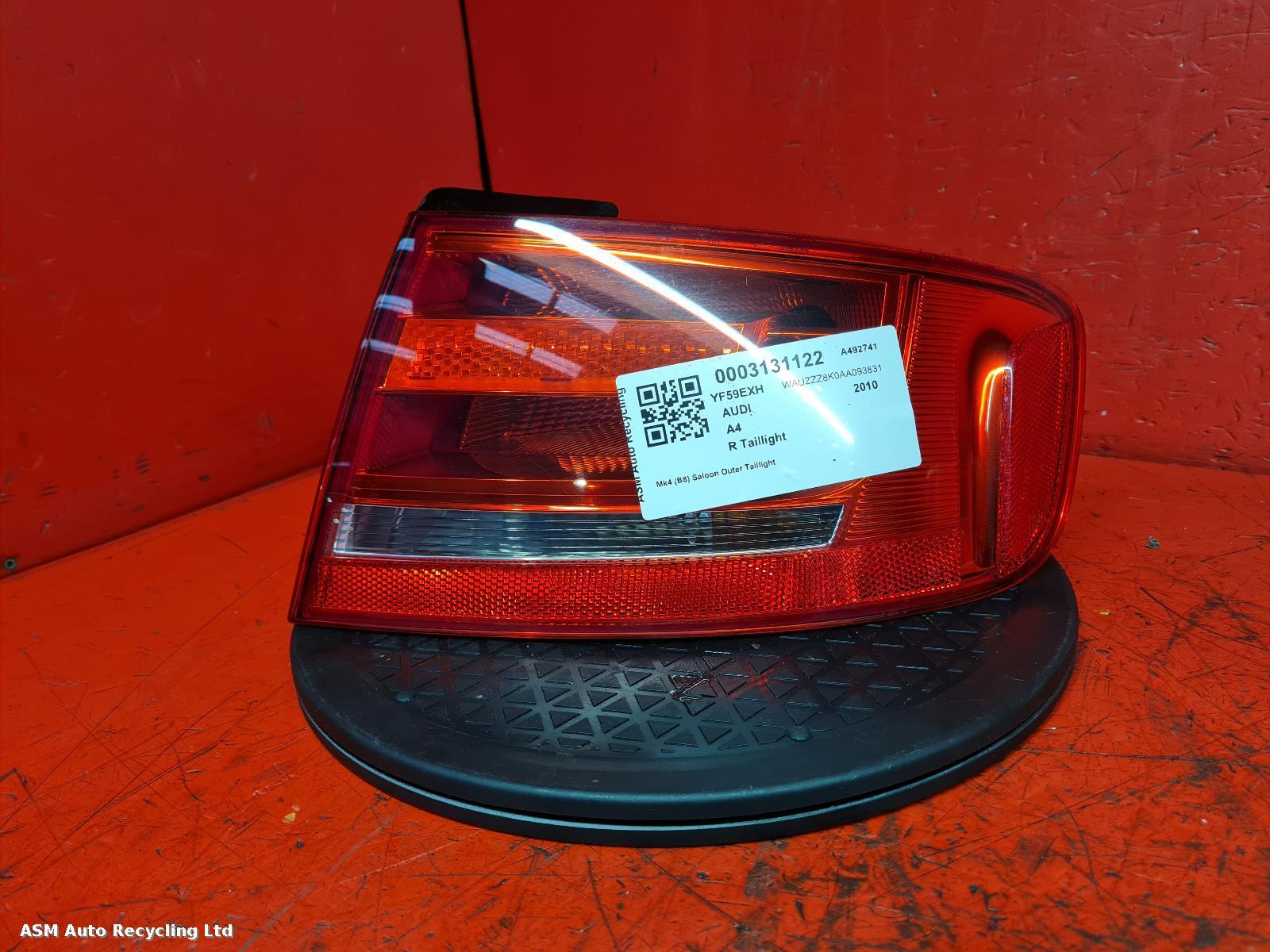 View Auto part R Taillight Audi A4 2010