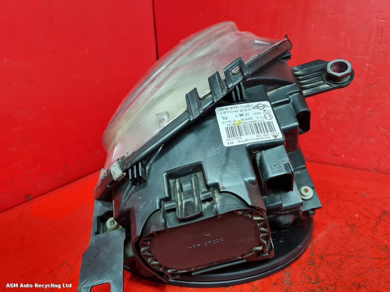 View Auto part L Headlamp Mini (bmw) Mini 2007