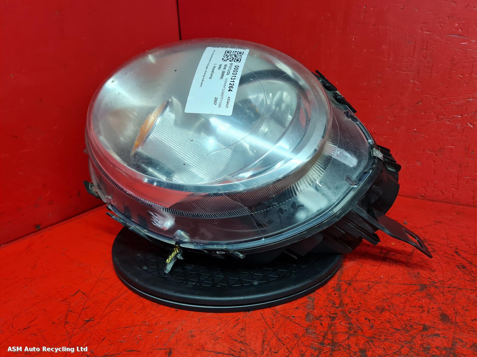 View Auto part L Headlamp Mini (bmw) Mini 2007