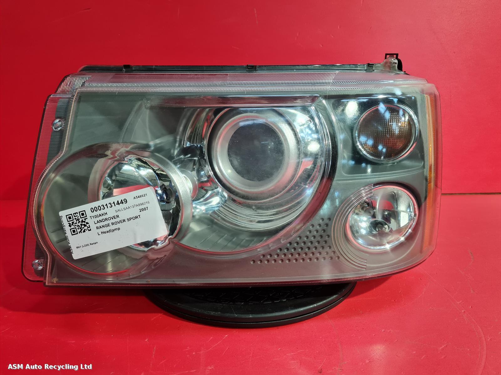 View Auto part L Headlamp Land Rover Range Rover Sport 2007