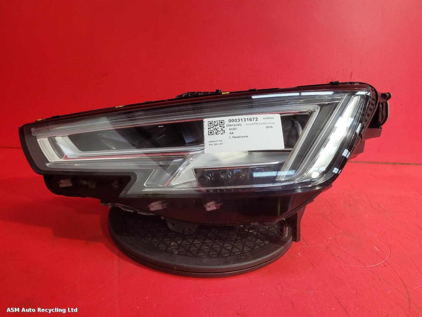 View Auto part L Headlamp Audi A4 2016