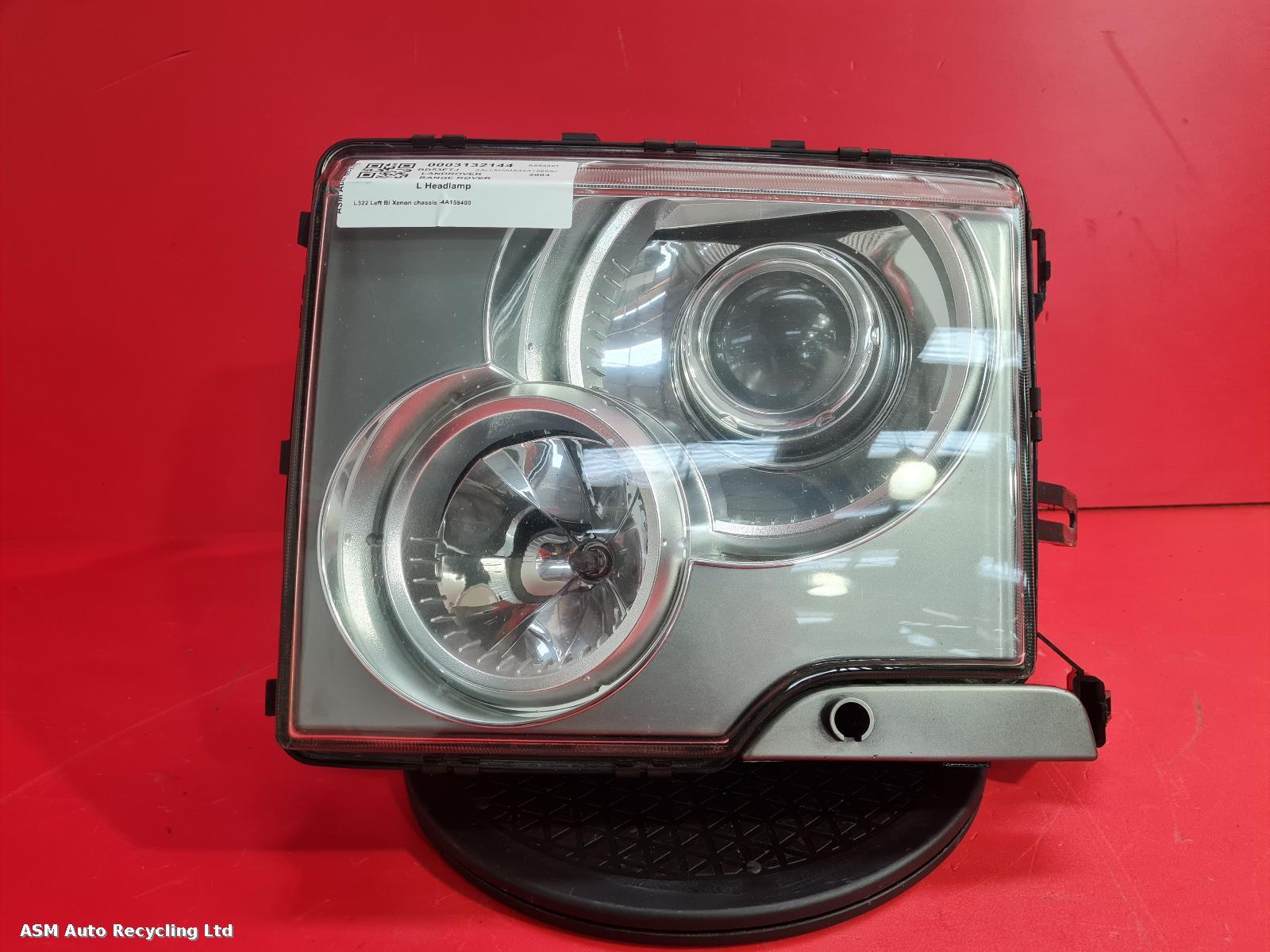 View Auto part L Headlamp Land Rover Range Rover 2003