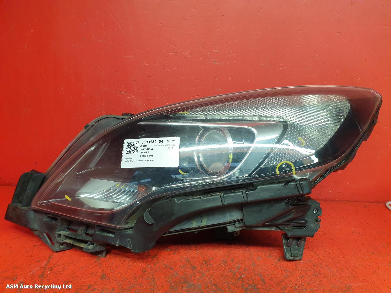 View Auto part L Headlamp Vauxhall Zafira 2012