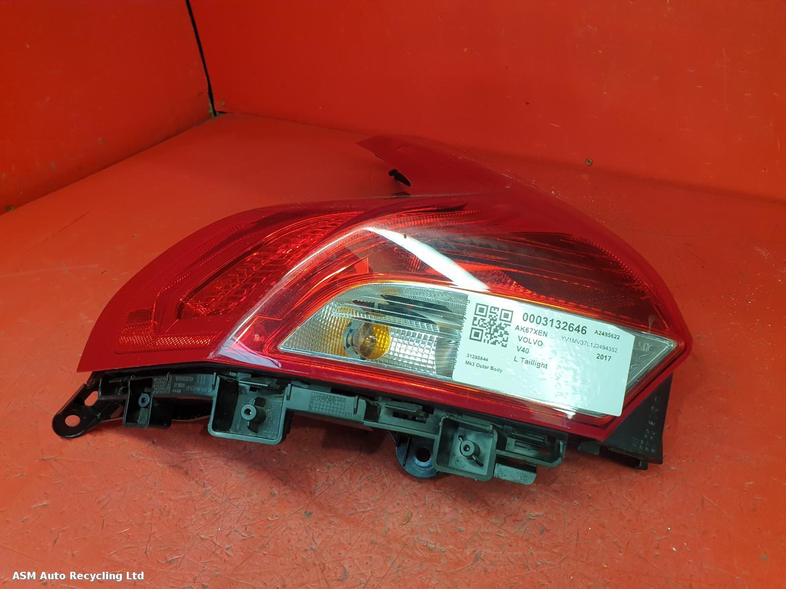 View Auto part L Taillight Volvo V40 2017