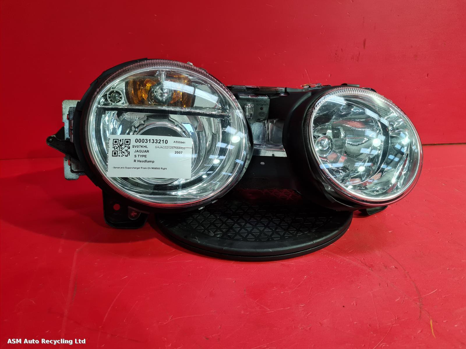 View Auto part R Headlamp Jaguar S Type 2007