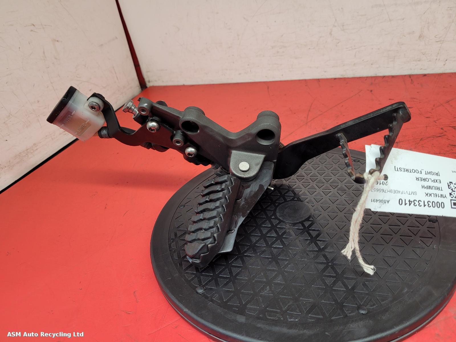View Auto part Right Footrest Triumph Explorer 2016