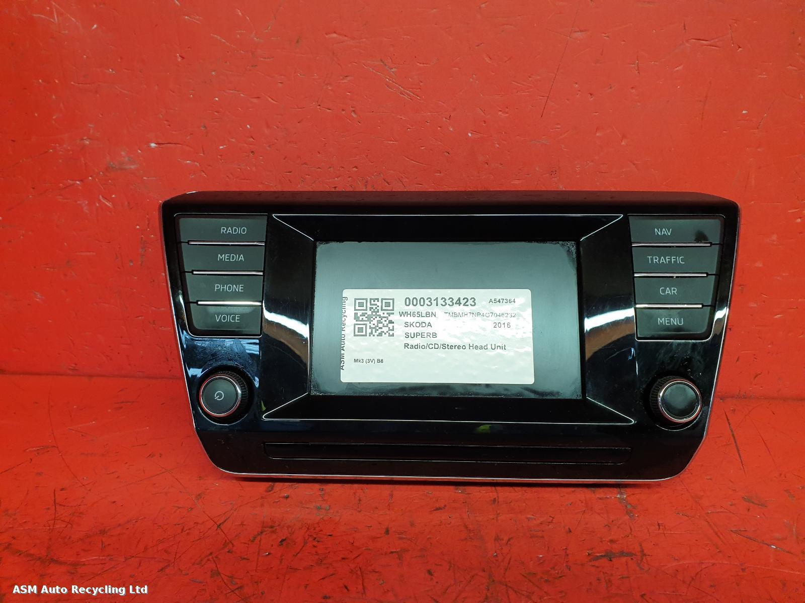 View Auto part A/V Equipment Skoda Superb 2016