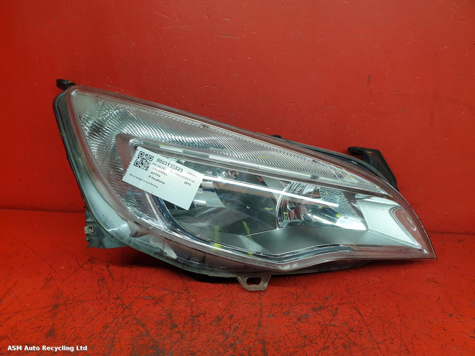 View Auto part R Headlamp Vauxhall Astra 2013