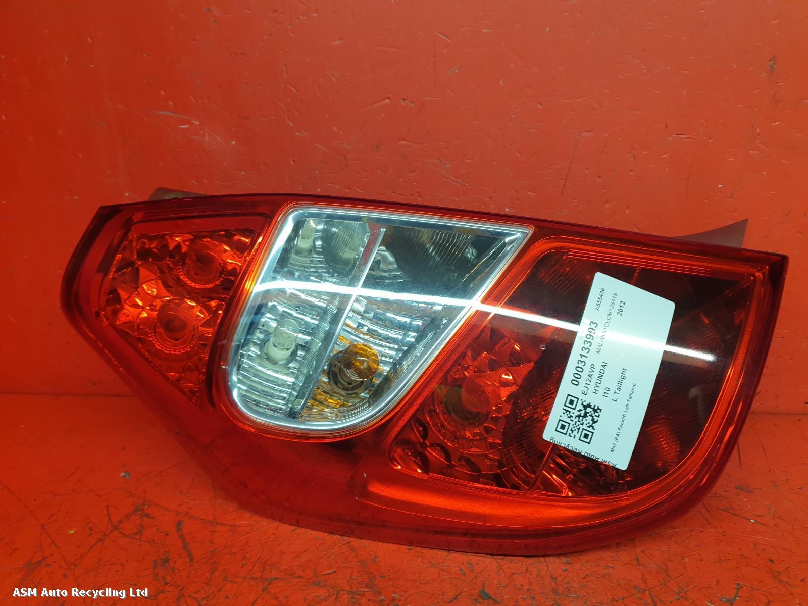 View Auto part L Taillight Hyundai I10 2012