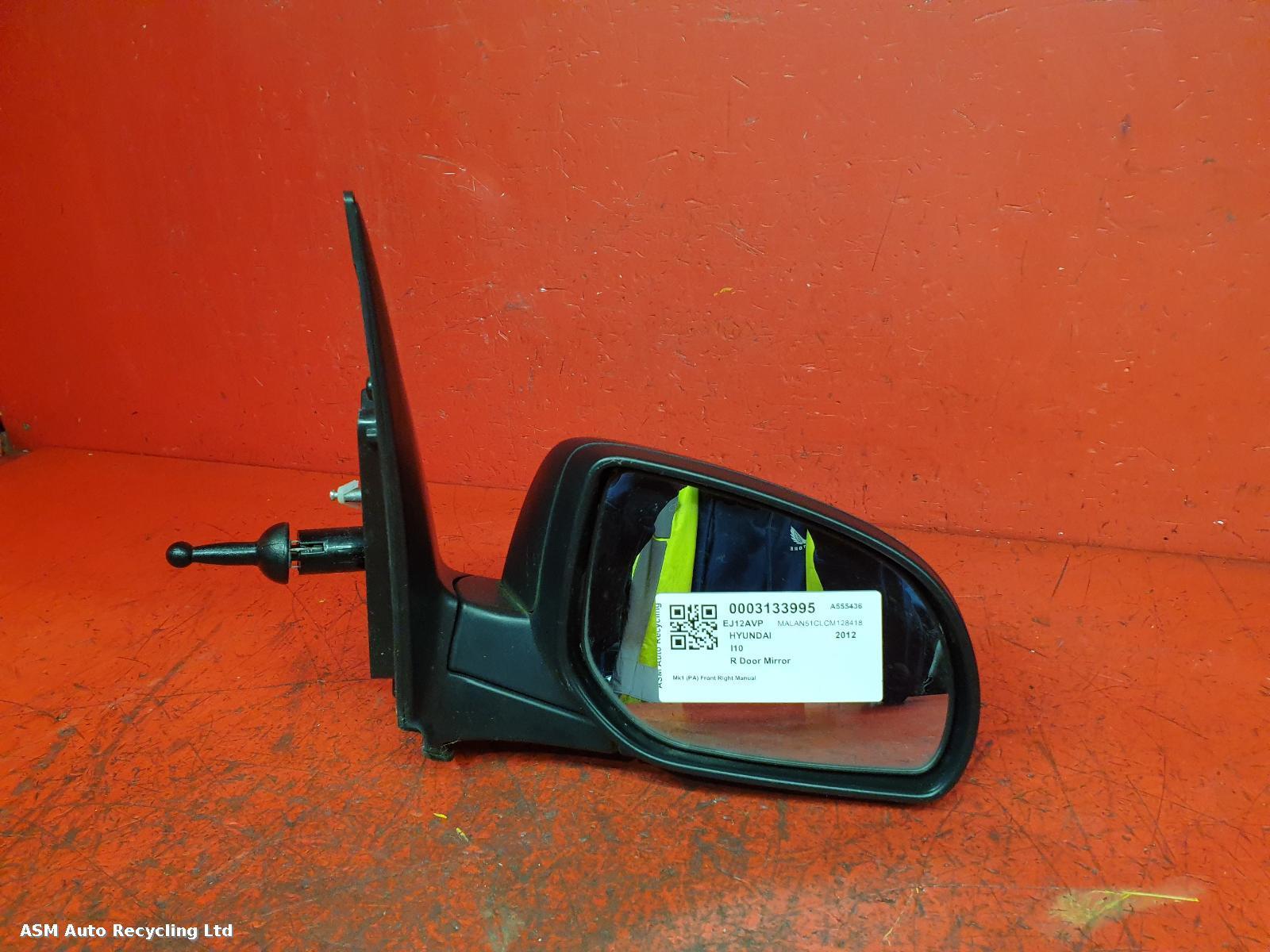 View Auto part R Door Mirror Hyundai I10 2012