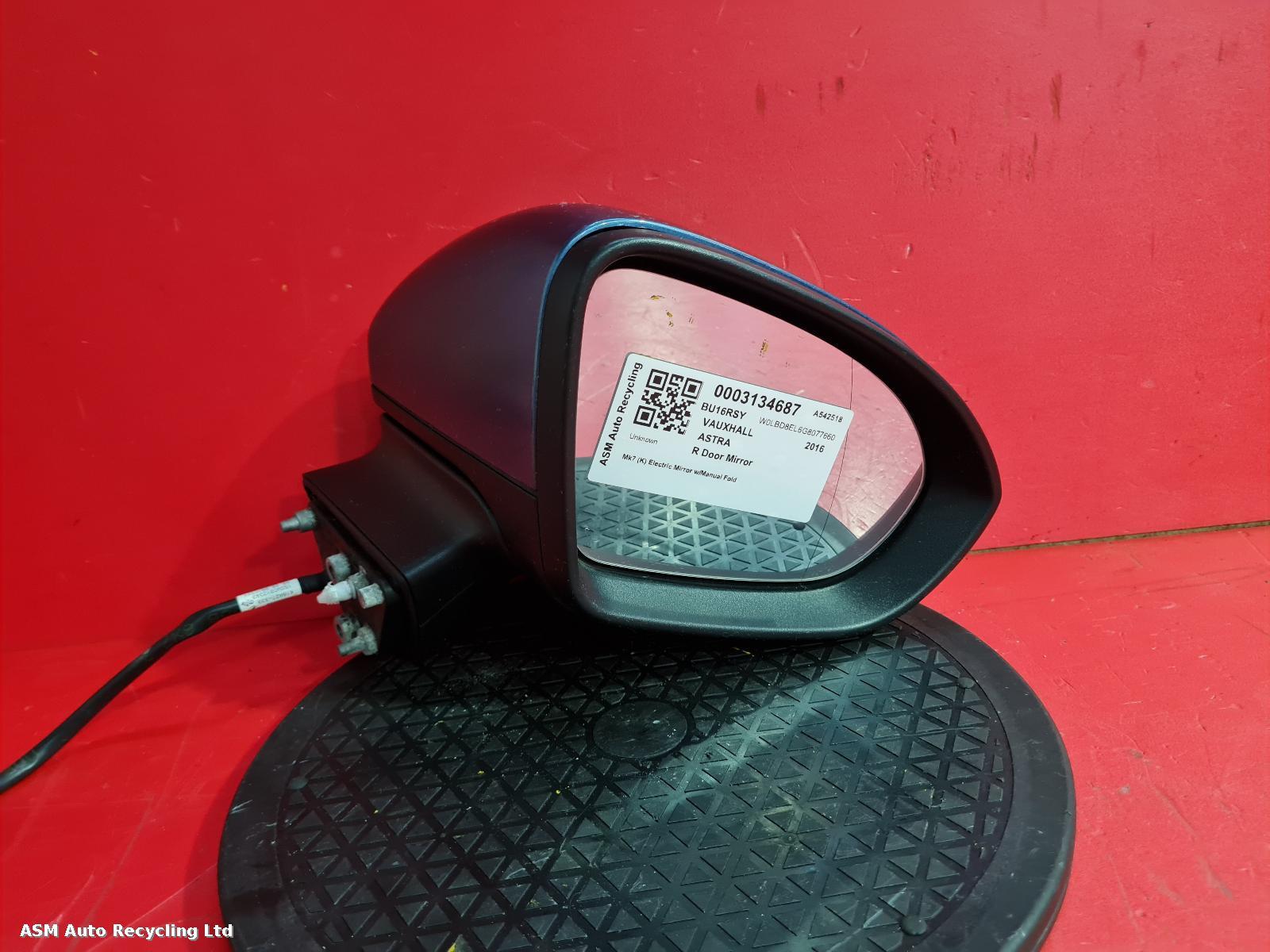 View Auto part R Door Mirror Vauxhall Astra 2016