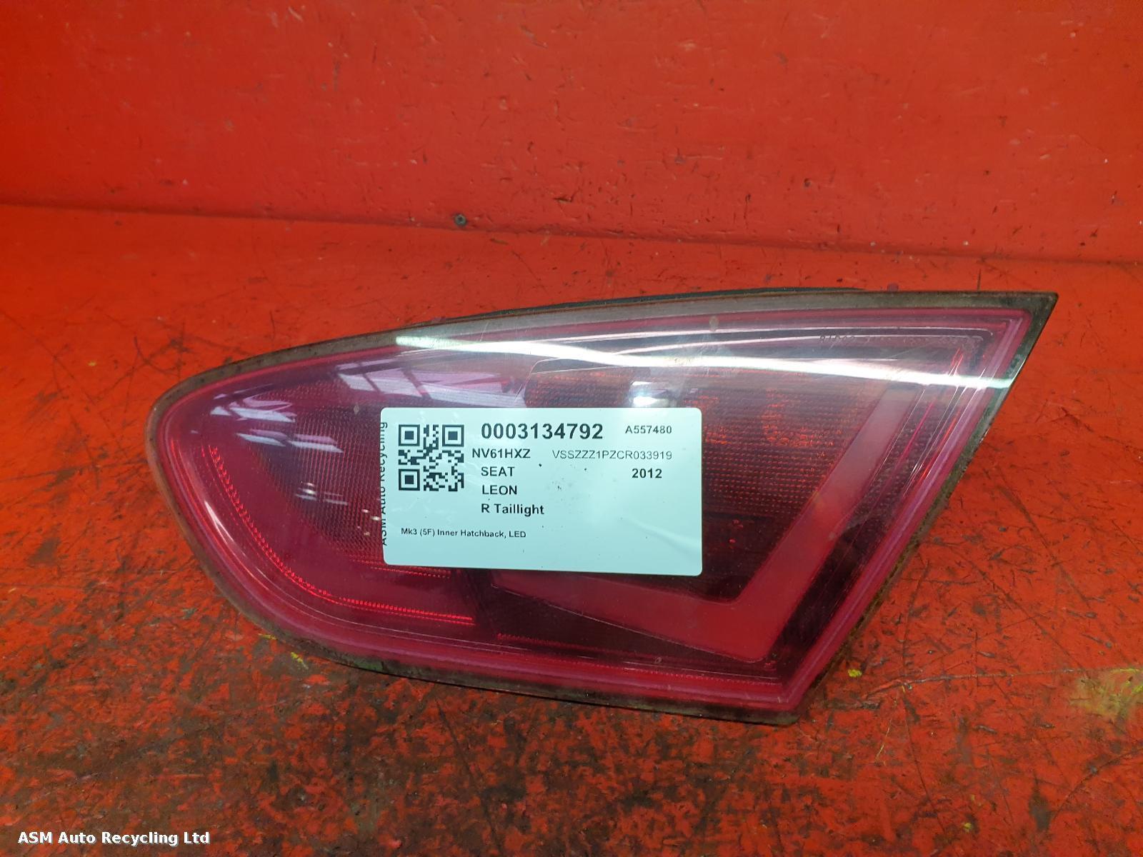 View Auto part R Taillight Seat Leon 2012