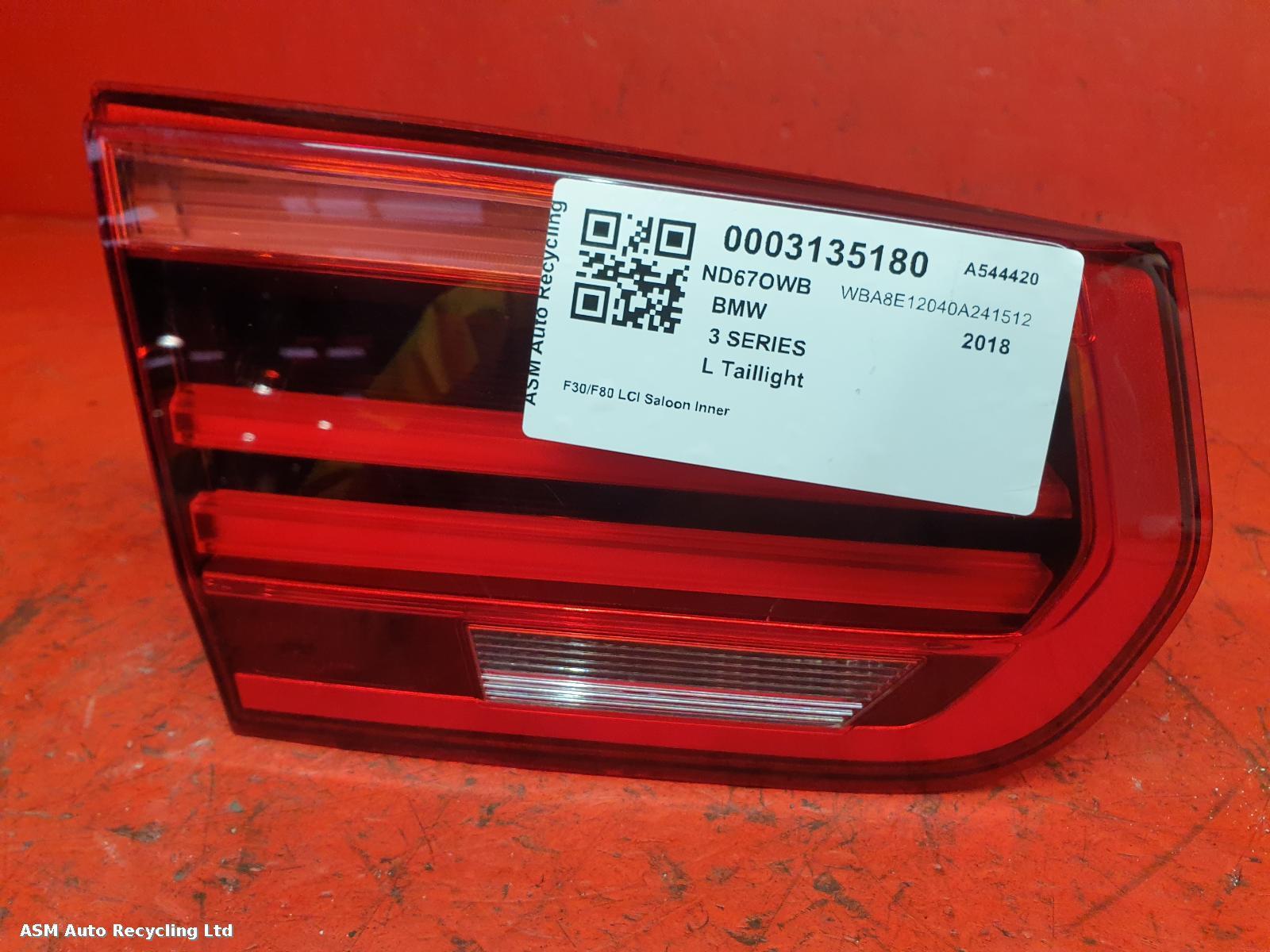 View Auto part L Taillight Bmw 3 Series 2018