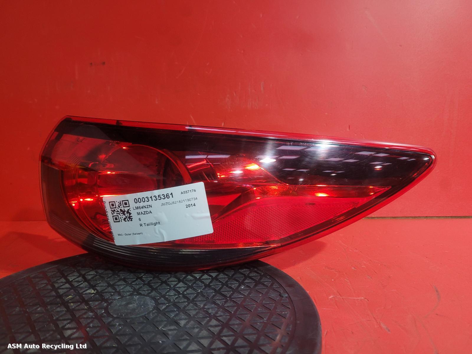 View Auto part R Taillight Mazda 6  2014
