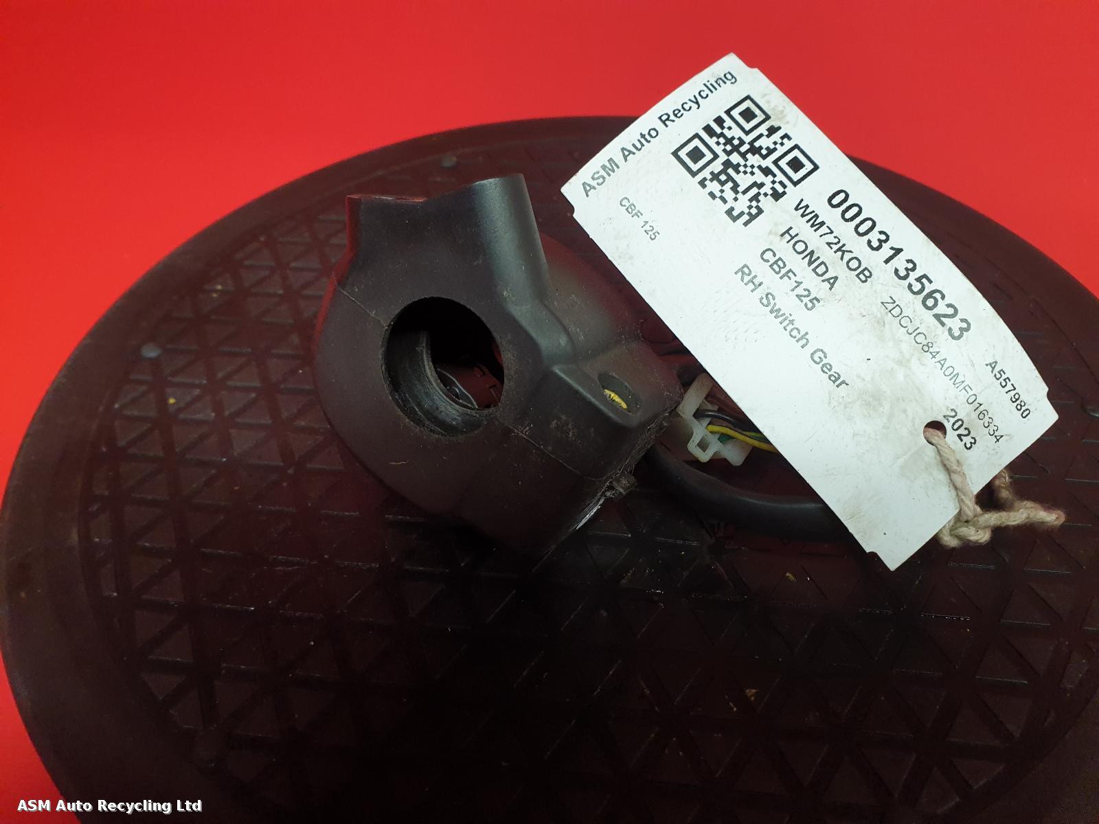View Auto part RH Switch Gear Honda Cbf125 2023