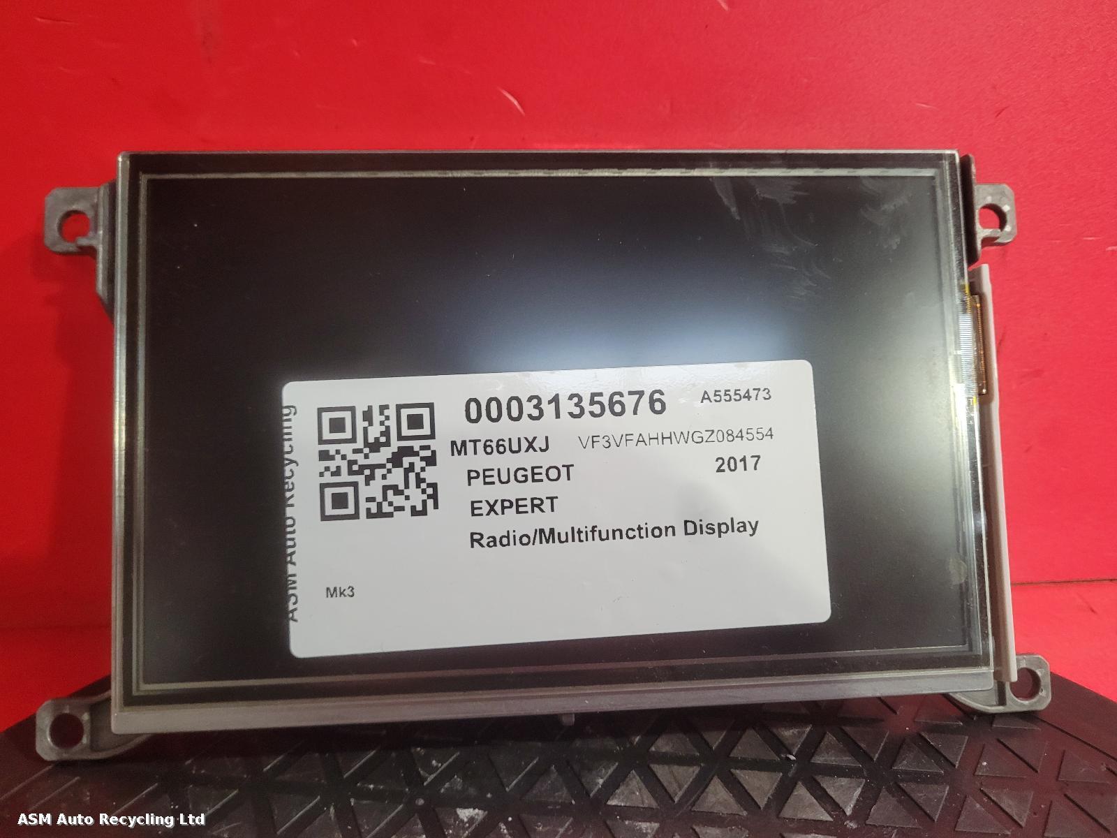 View Auto part Radio Display Peugeot Expert 2017
