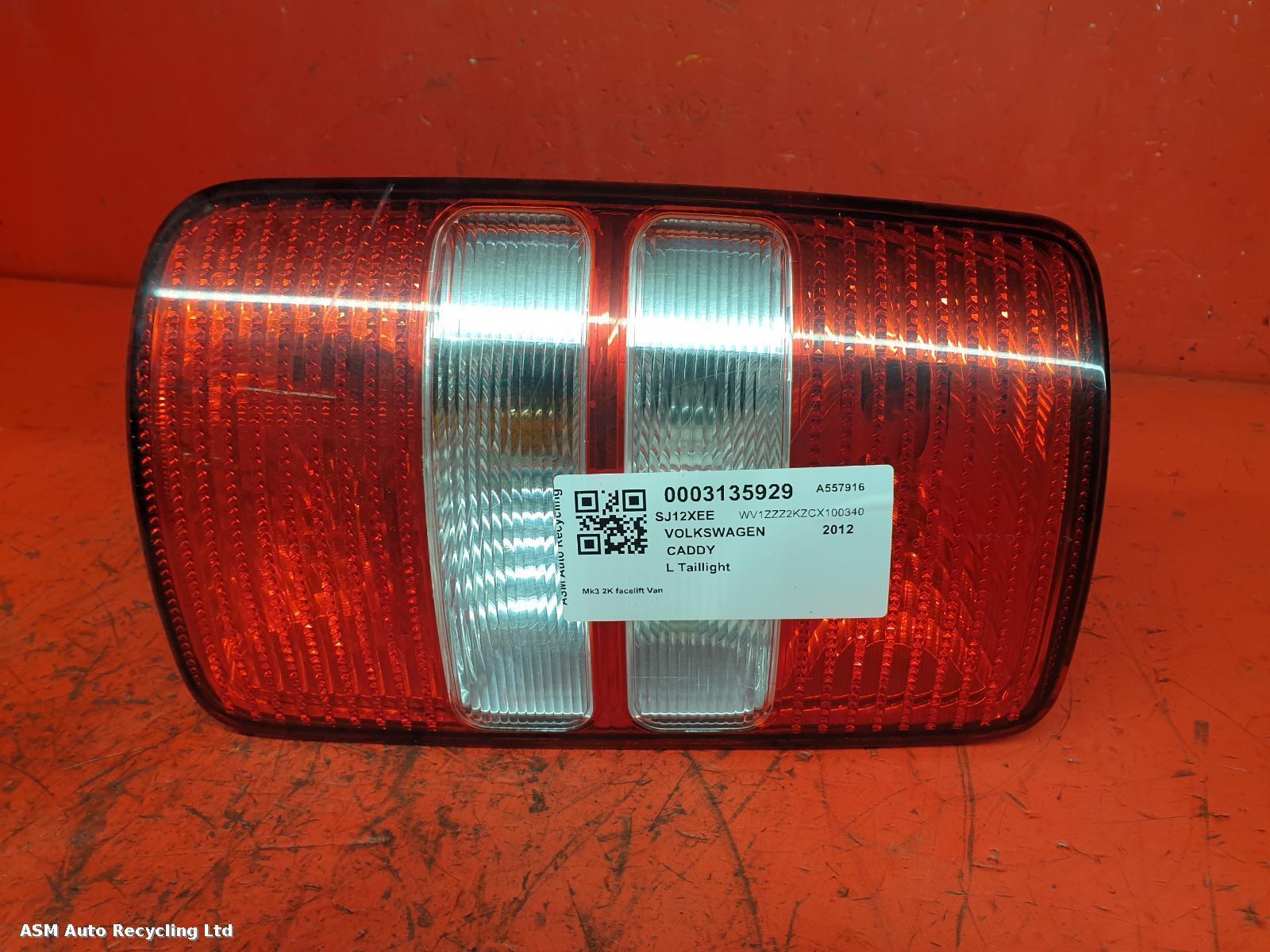 View Auto part L Taillight Volkswagen Caddy 2012