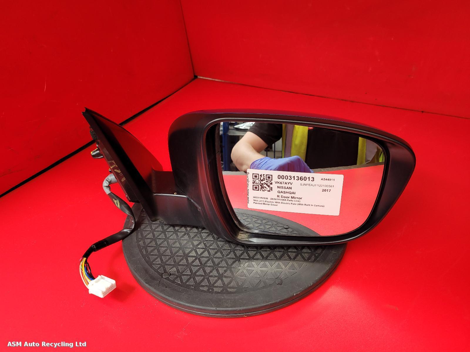 View Auto part R Door Mirror Nissan Qashqai 2017