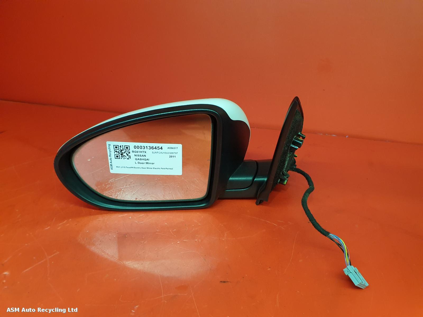 View Auto part L Door Mirror Nissan Qashqai 2011