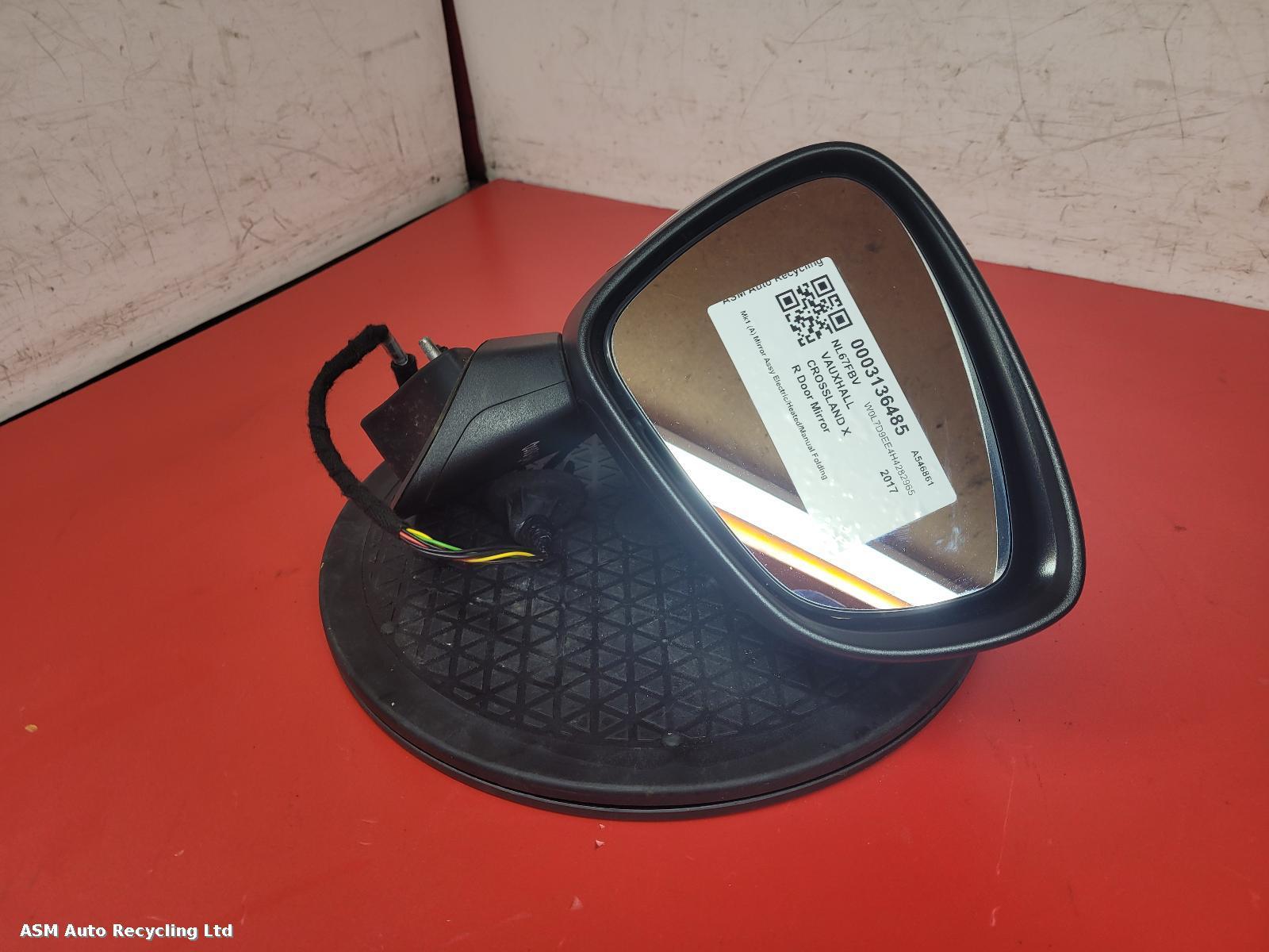 View Auto part R Door Mirror Vauxhall Crossland X 2017