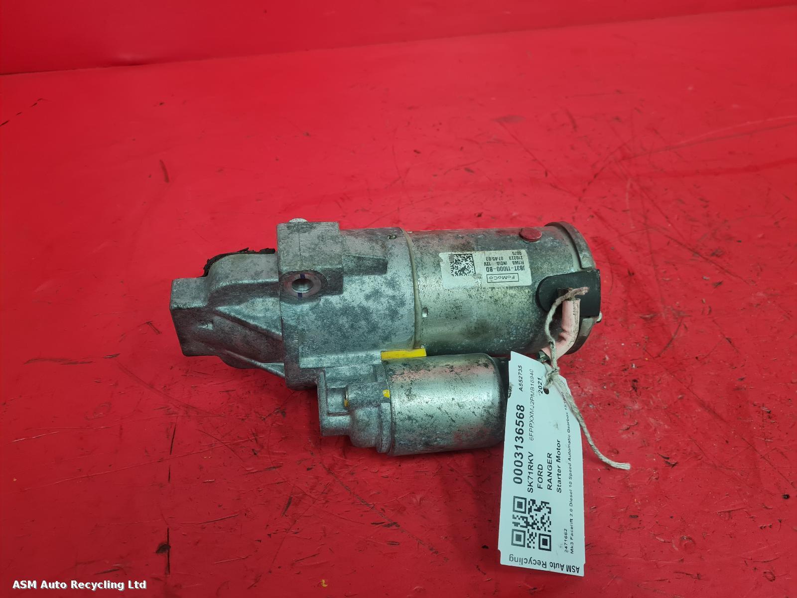 View Auto part Starter Motor Ford Ranger 2021