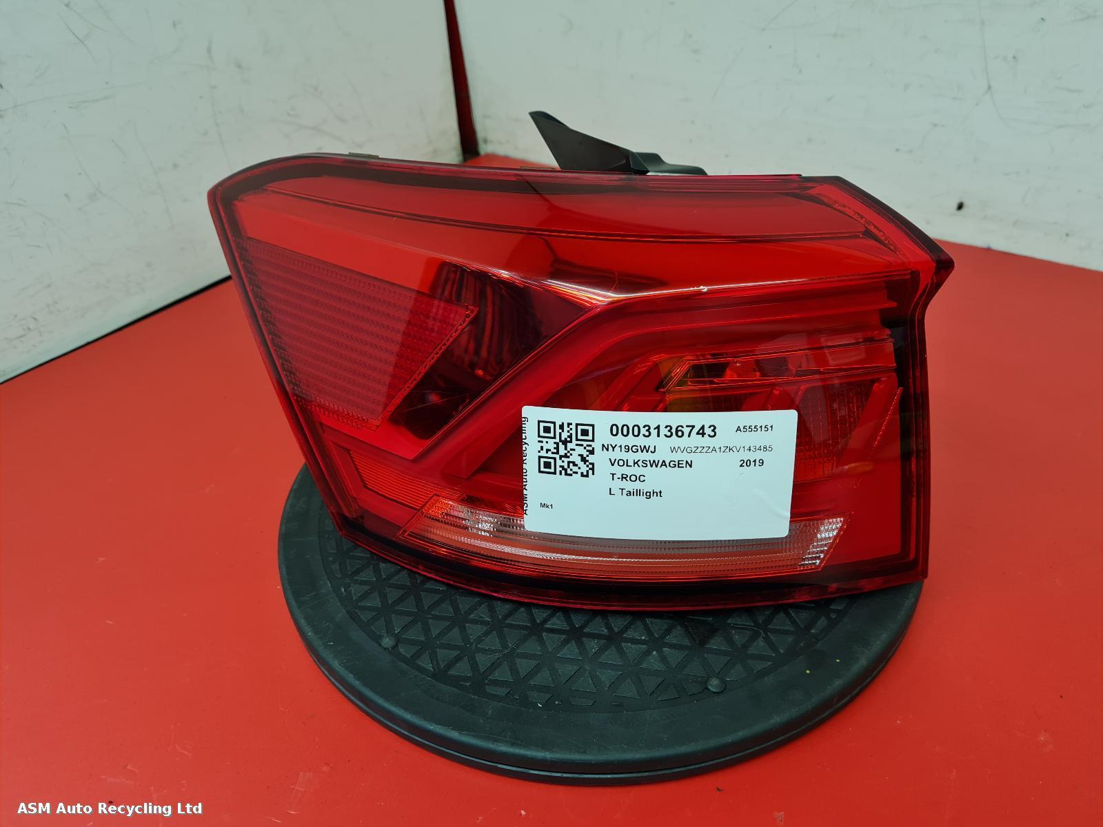 View Auto part L Taillight Volkswagen T-roc 2019
