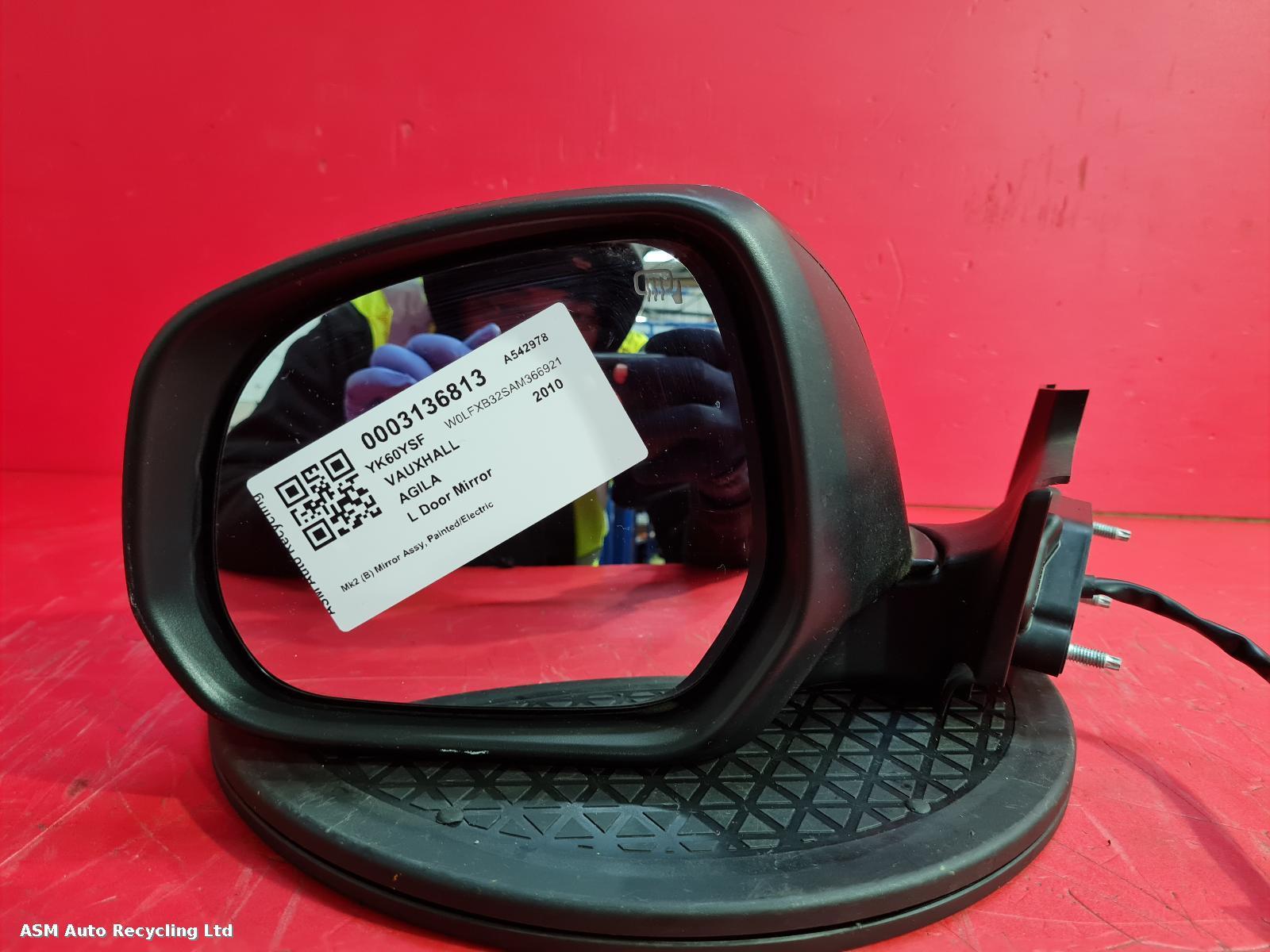 View Auto part L Door Mirror Vauxhall Agila 2010