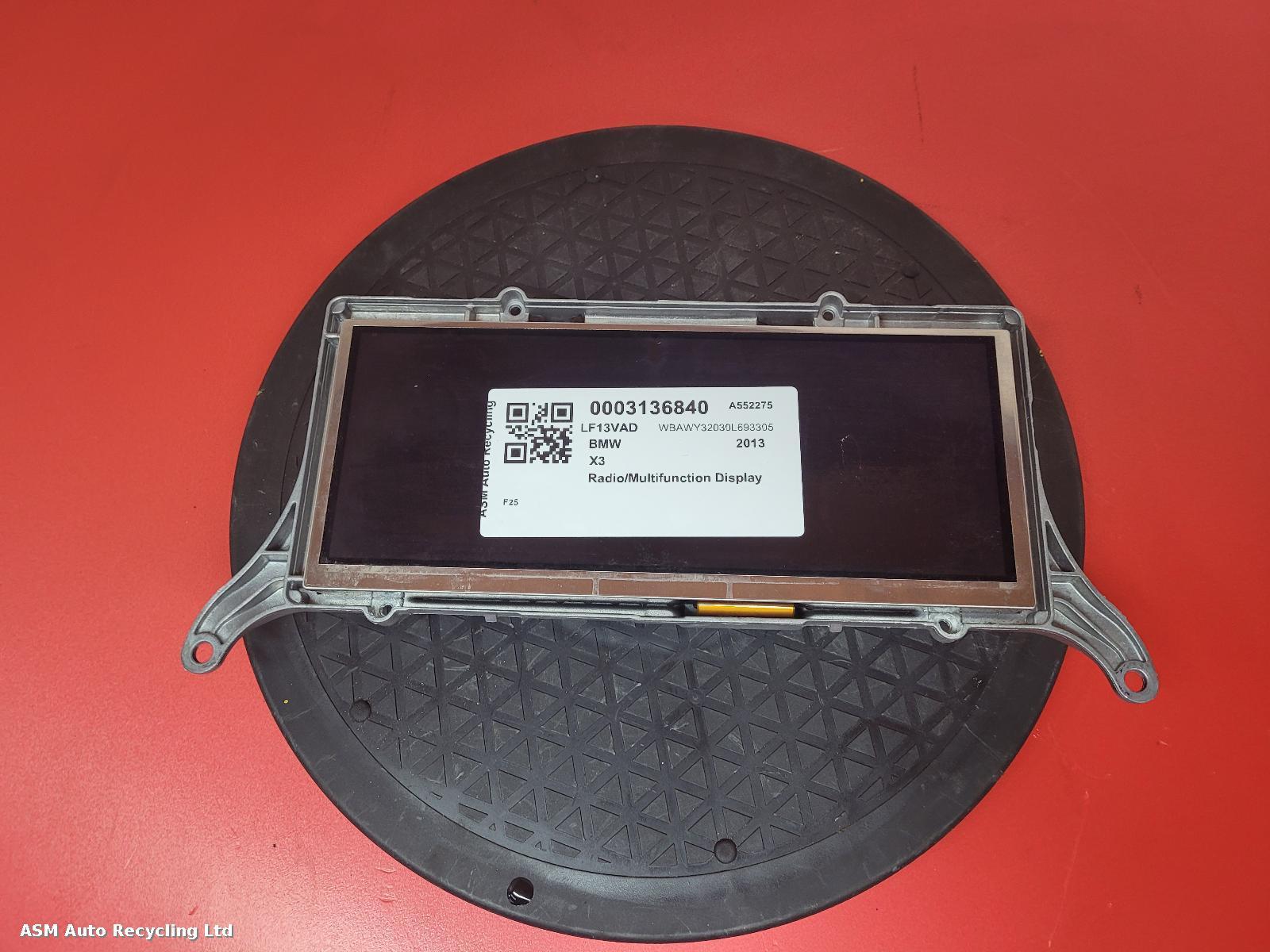 View Auto part Radio Display Bmw X3 2013