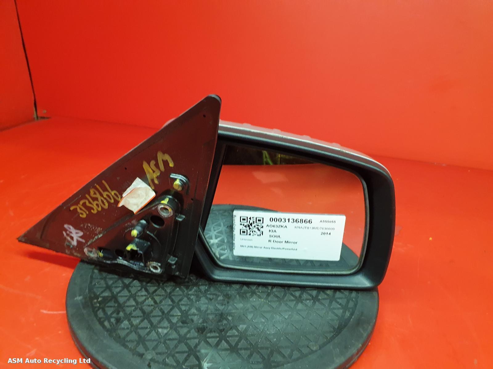 View Auto part R Door Mirror Kia Soul 2014