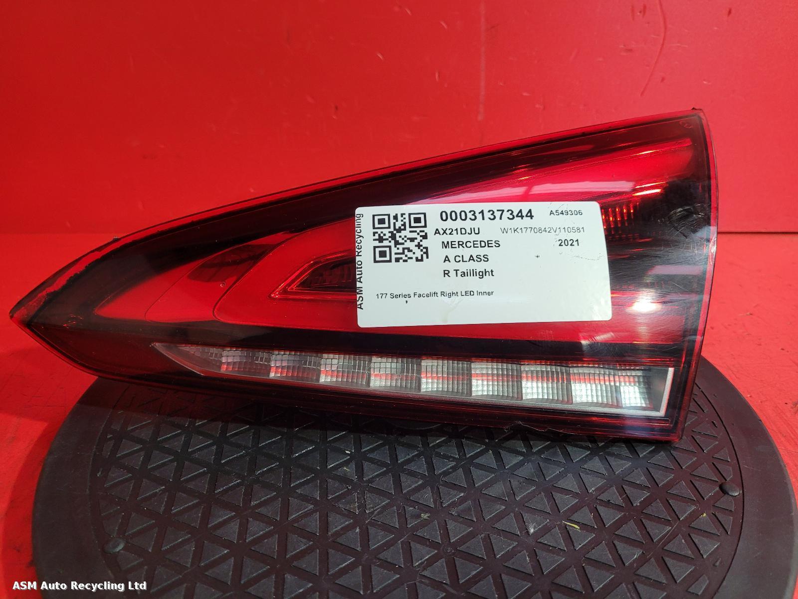 View Auto part R Taillight Mercedes A Class 2021