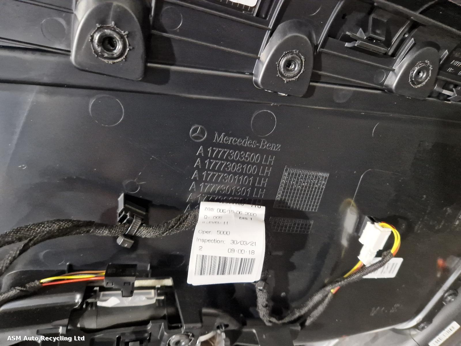 View Auto part Complete Interior Mercedes A Class 2021