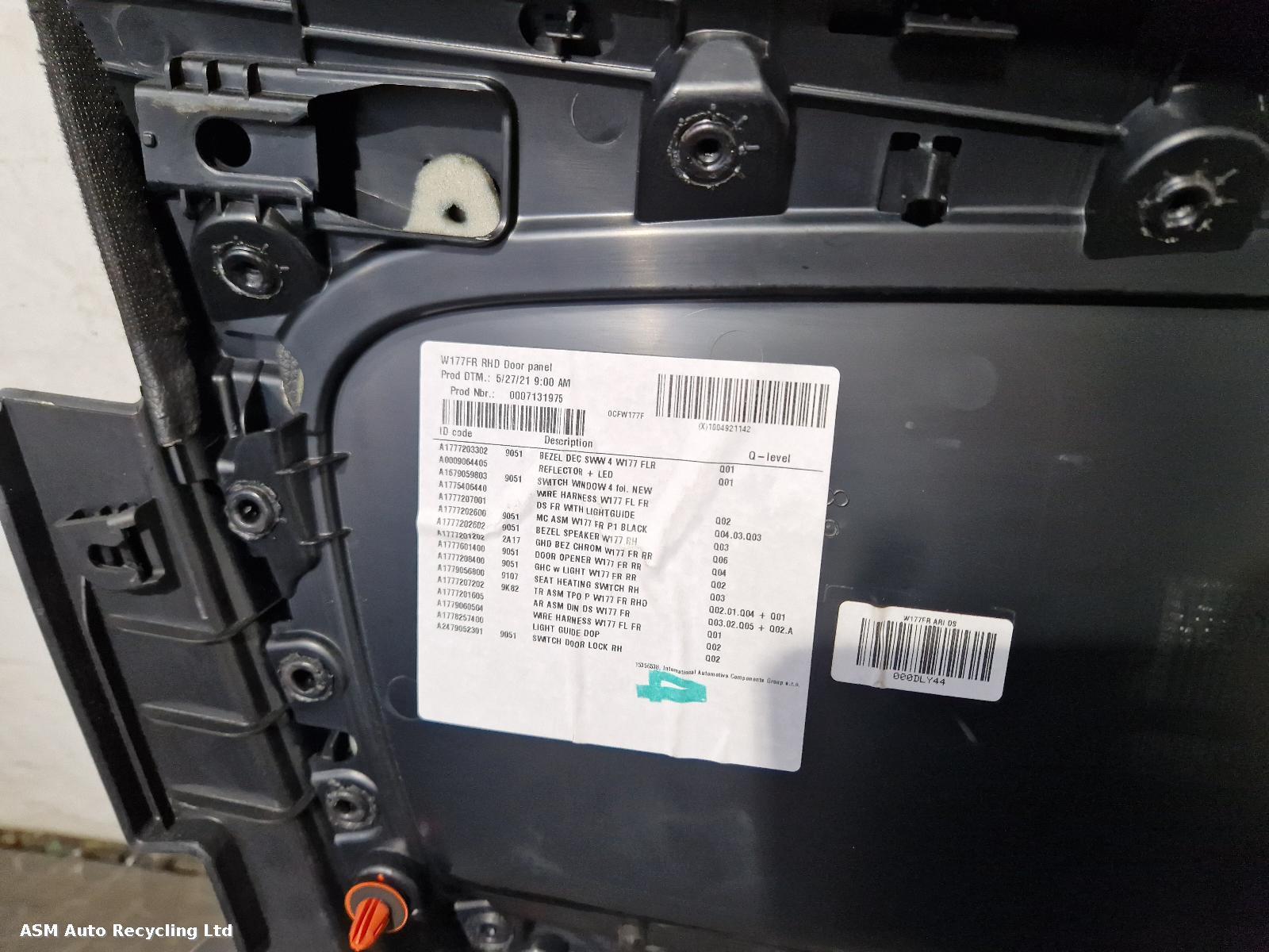 View Auto part Complete Interior Mercedes A Class 2021