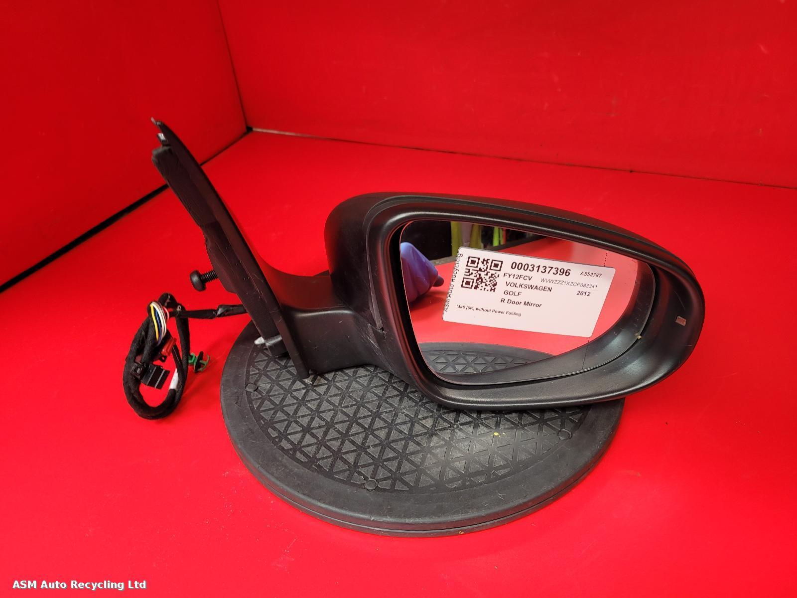 View Auto part R Door Mirror Volkswagen Golf 2012