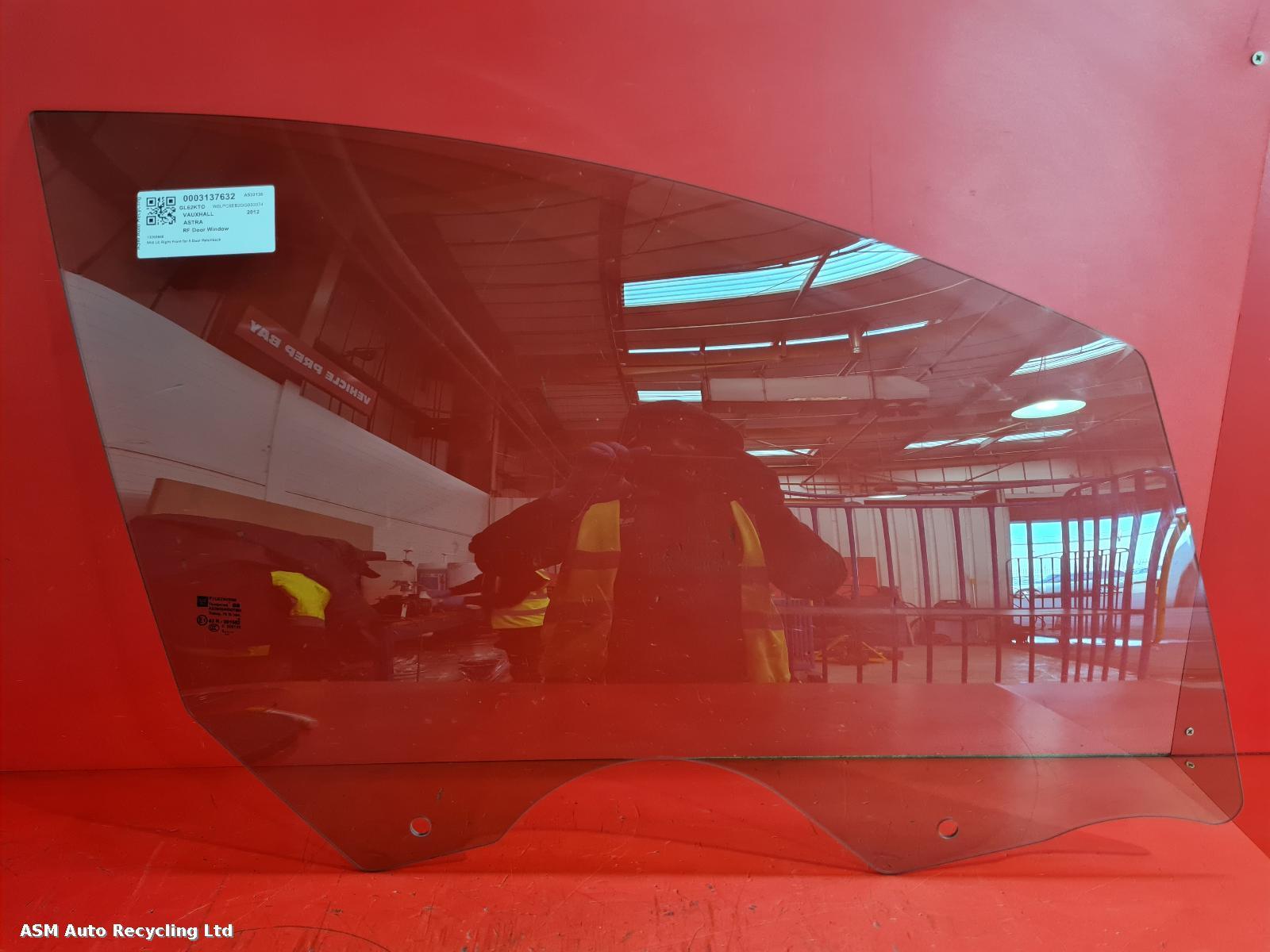 View Auto part RF Door Window Vauxhall Astra 2012