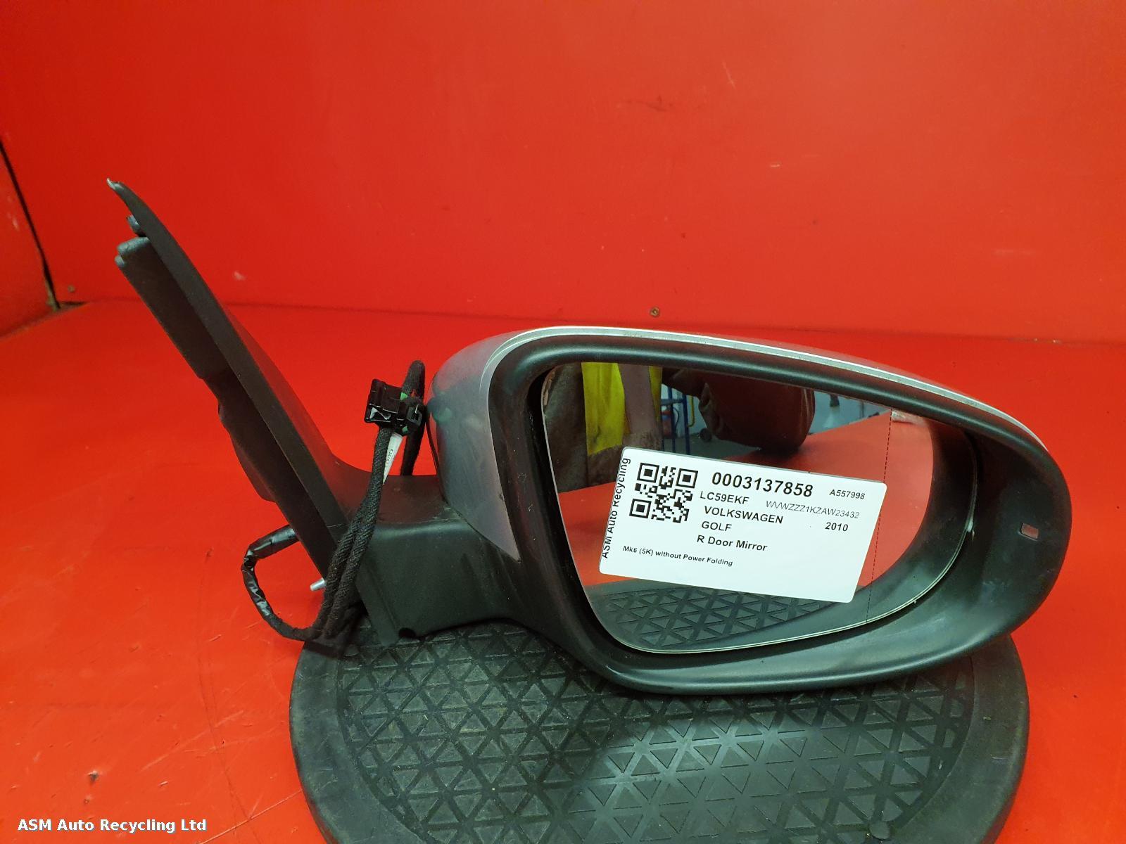 View Auto part R Door Mirror Volkswagen Golf 2010